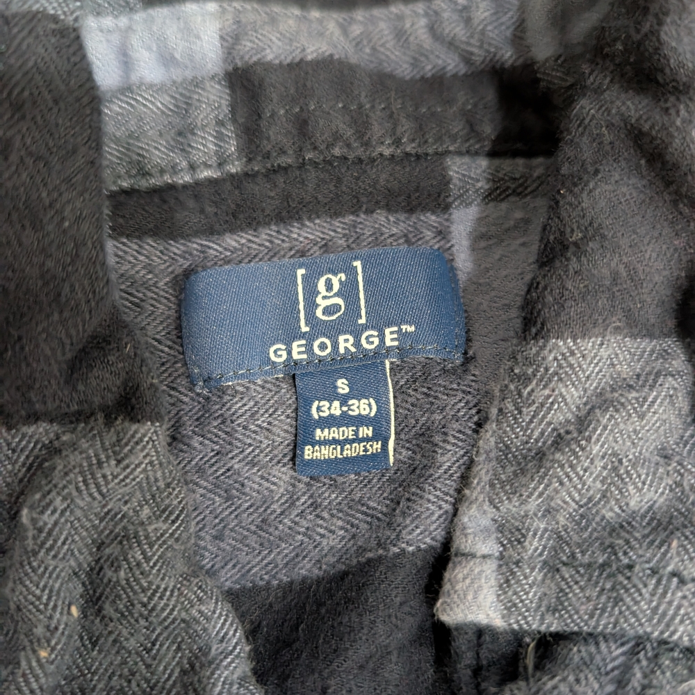 George Charcoal and Slate Checkered Shirt